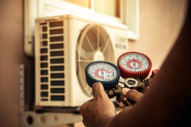 Professional Hvac Maintenance technician working in Manson, NC